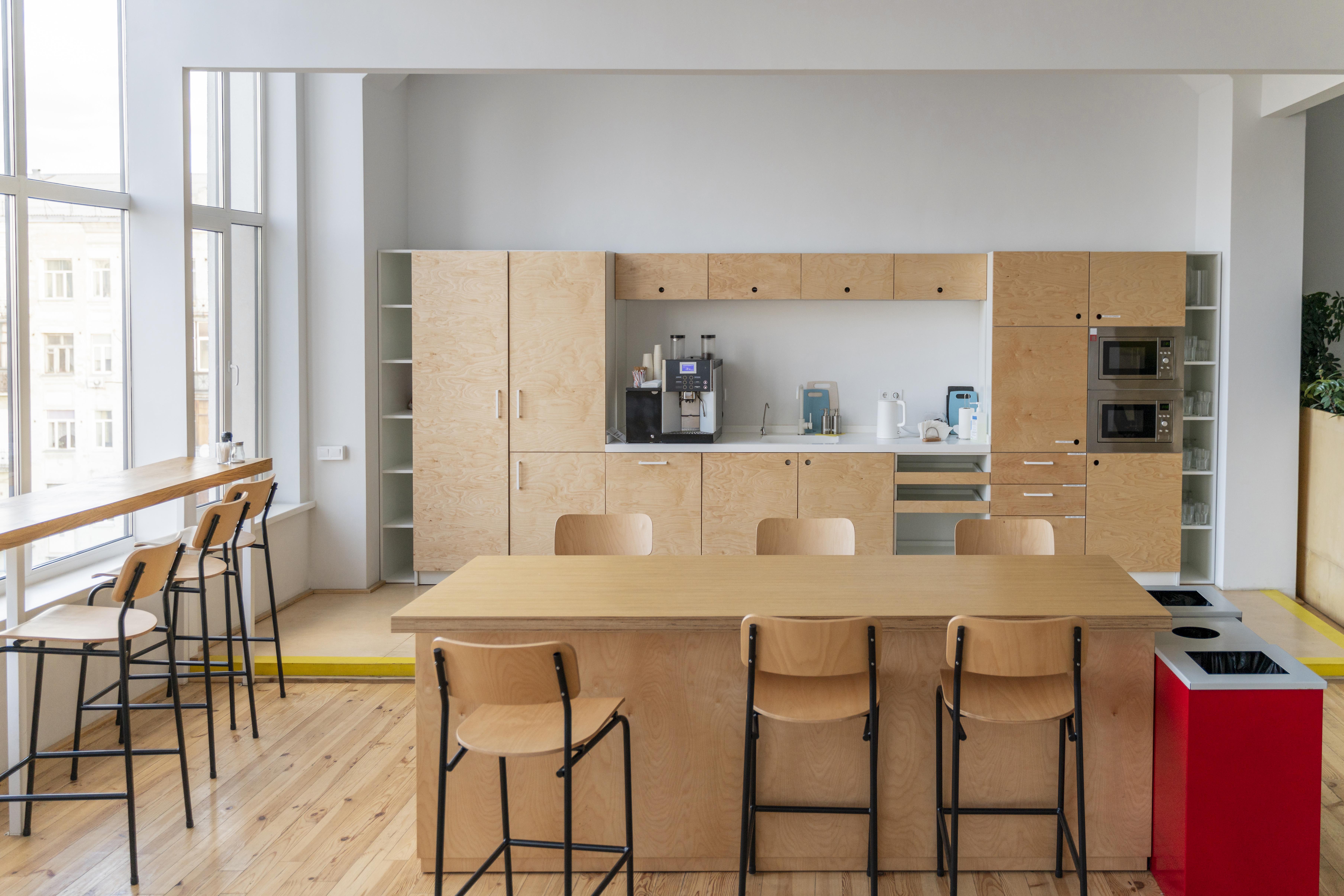 Straight kitchen design noida