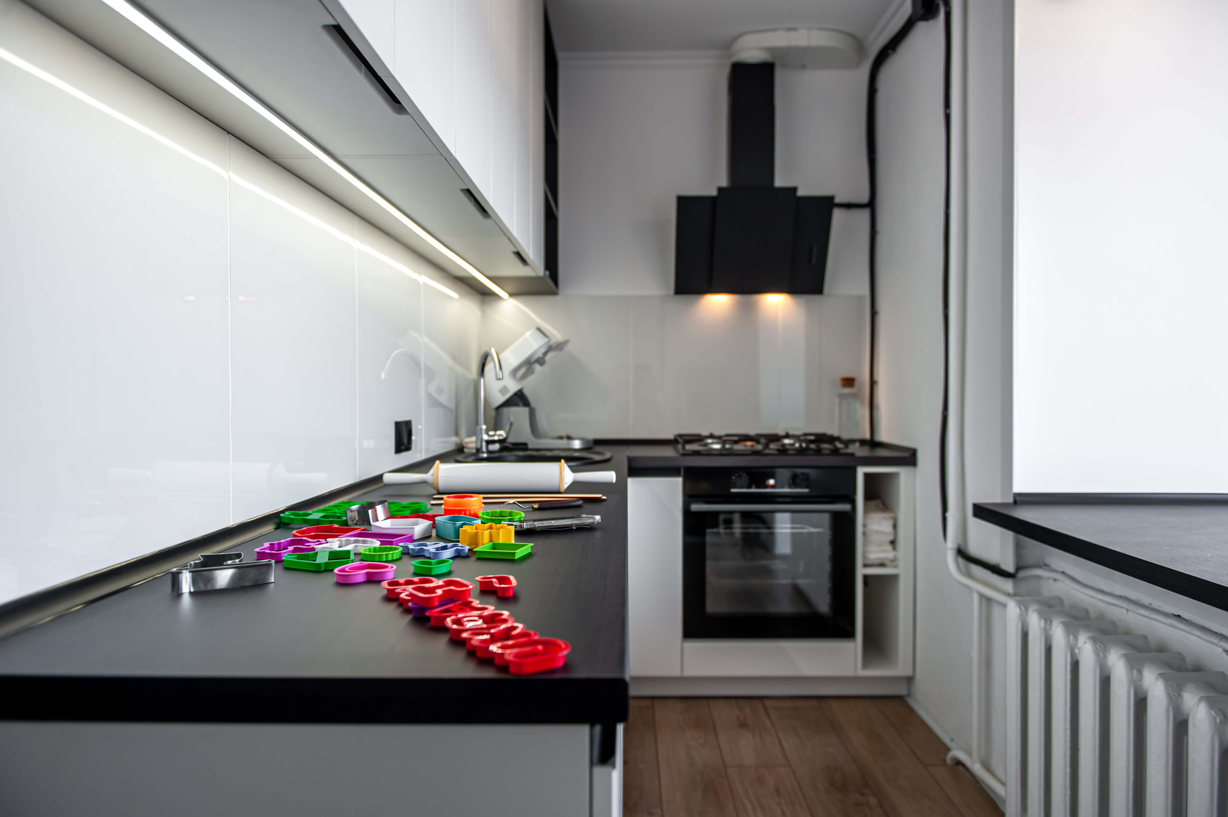 U shape kitchen design Noida